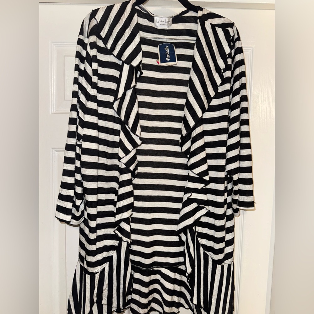 $5 Friday Linda Lea Women's Striped Cardigan